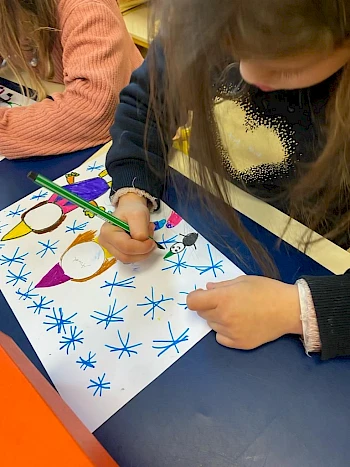 Dessiner à la maternelle