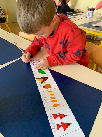 Dessiner à la maternelle
