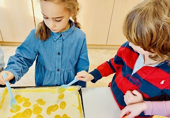 les maternelles en cuisine