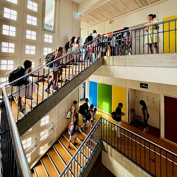 la rentrée au collège du Lycée français de Vienne